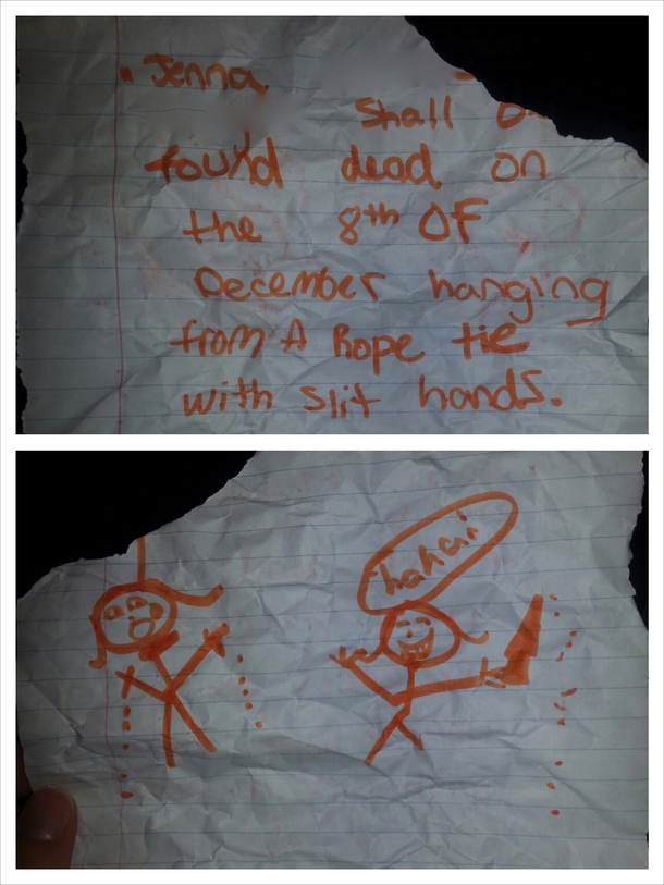 Found this in my little sisters room Im Jenna