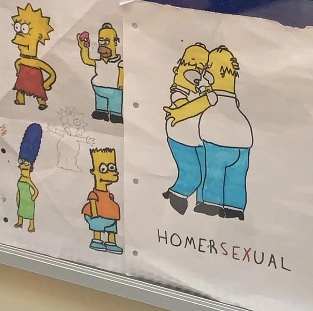 Found this in my school on the wall