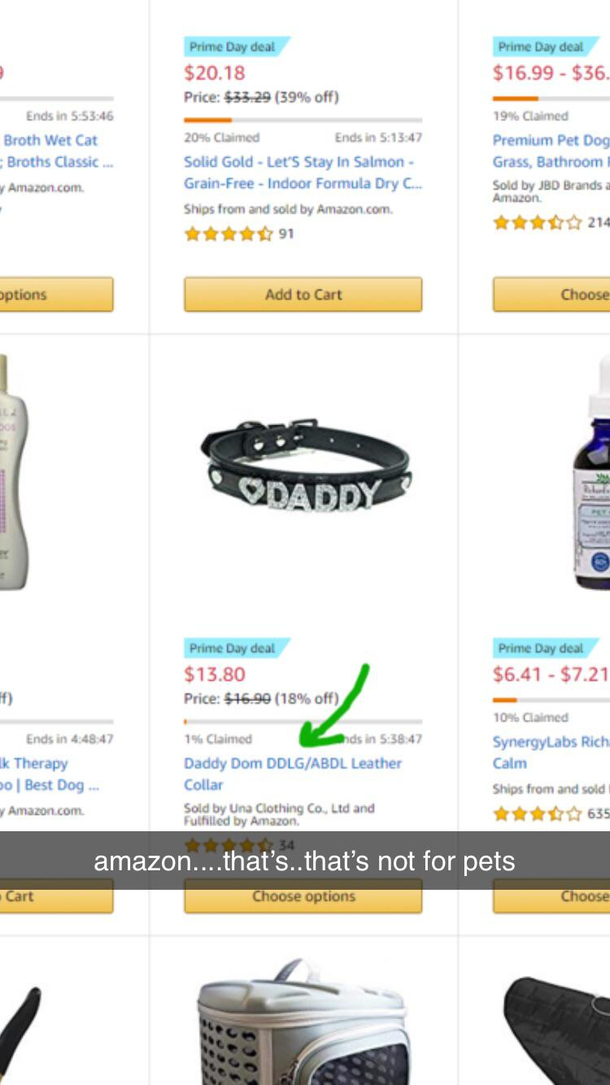 Found this in the amazon pet supplies while trying to buy cat food during prime day