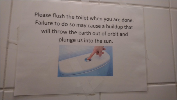 Found this in the toilet of my university