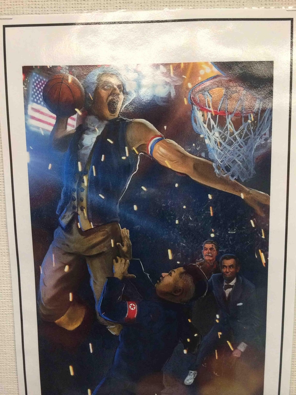 Found this is my History teachers classroom