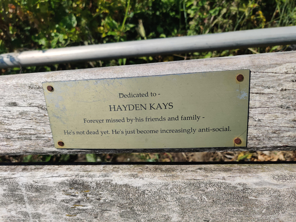 Found this on a bench in Margate UK this weekend