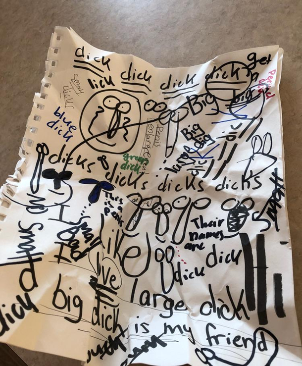 Found this on my kids desk
