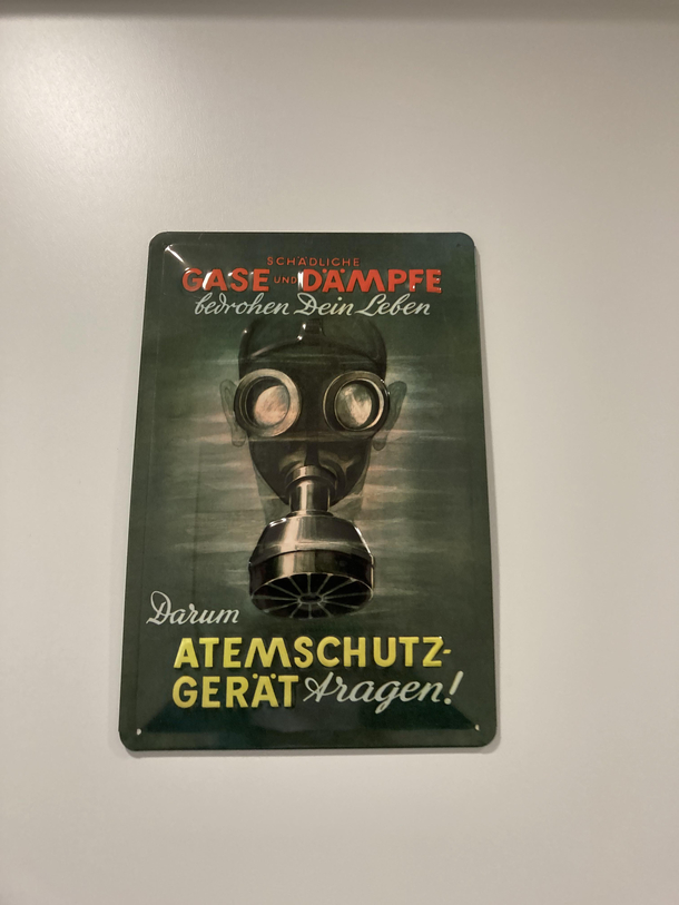 Found this on the door of a german toilet
