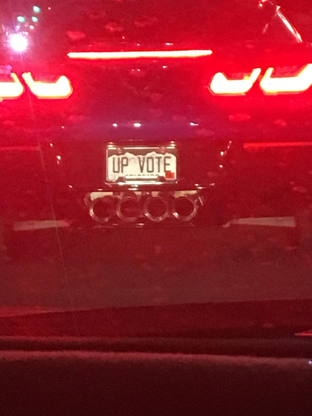 Found this on the road the other day in Texas of all places You heard the plate 
