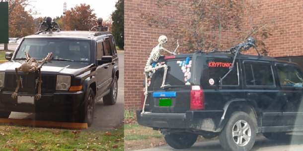 Found this outside of work Happy Halloween