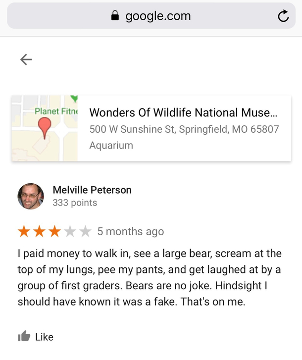 Found this review while browsing at work Gave me a good laugh