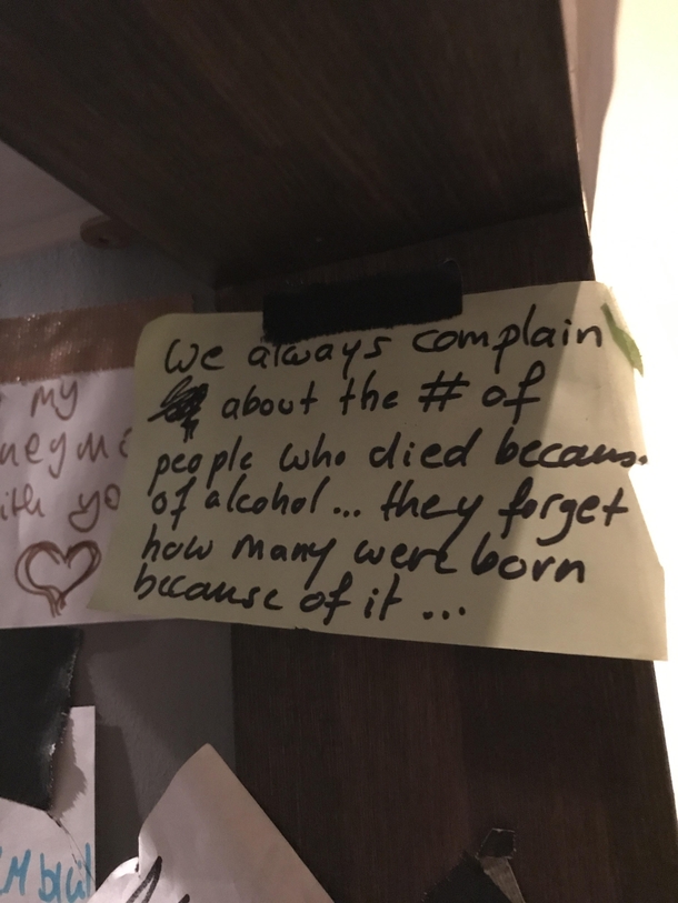 Found this while bar hopping at the Golden Gai Whoever wrote this just know that I love you