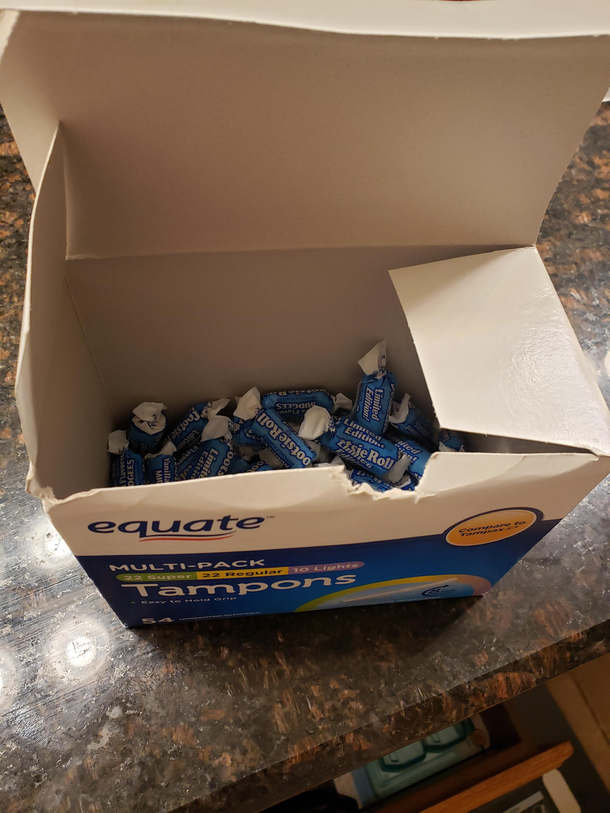 Found where she hid all the Vanilla ones Last place I would ever look