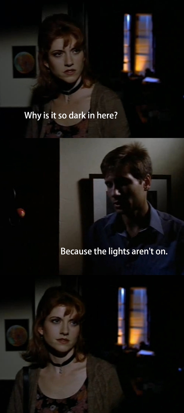 Fox Mulder having all the answers