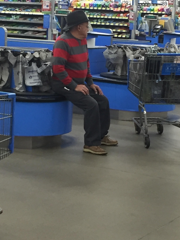 Friday the th vs    This guy at Walmart