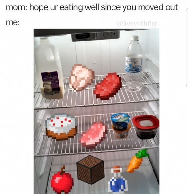 Fridge of good food
