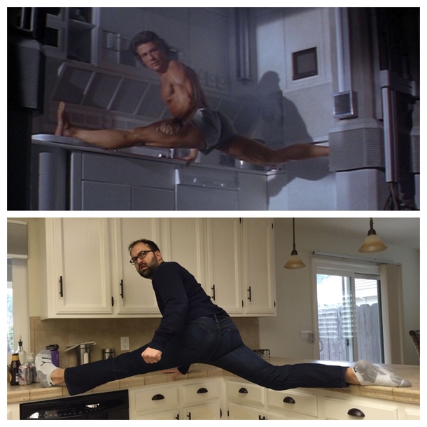 Friend asked if he could Time Cop in the kitchen