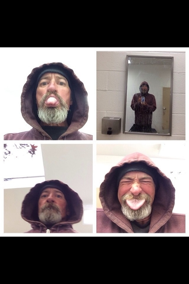 Friend lost her phone and tracked it to the beach laying next to a homeless man He took a few selfies