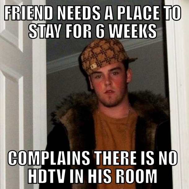 Friend needed place to stay