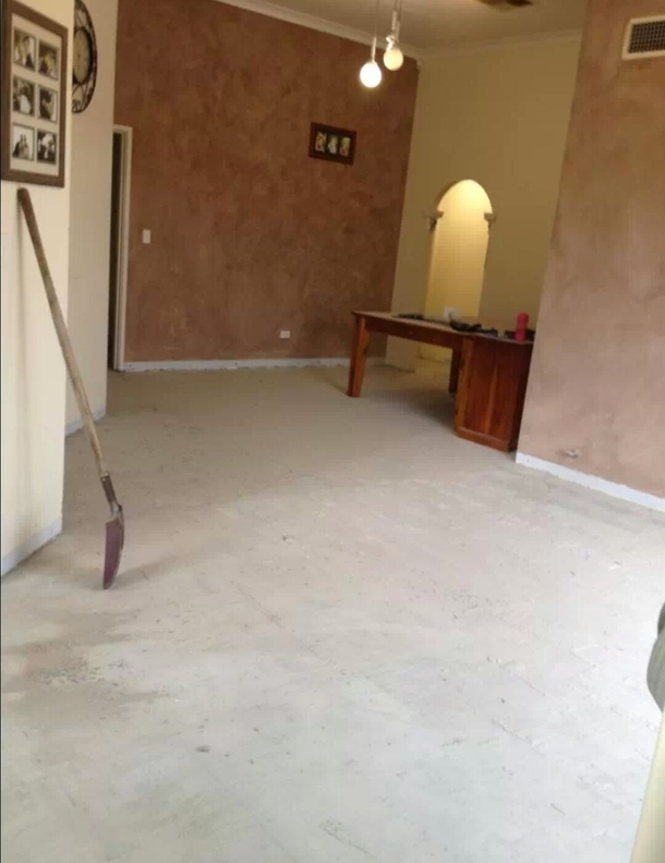 Friend posted this pic of her house renovations all I can see is penis door