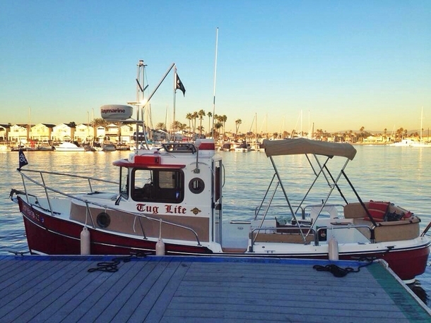 Friend sent me a photo of her friends boat