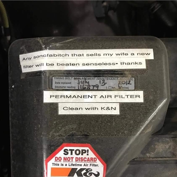 Friend works at MrLube and sent me this