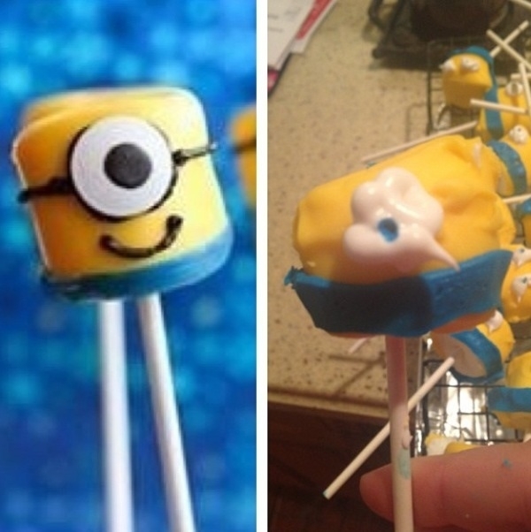 Friends attempt at Despicable Me marshmallows