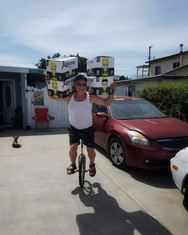 Friends Dad turned  today Hes doing just fine