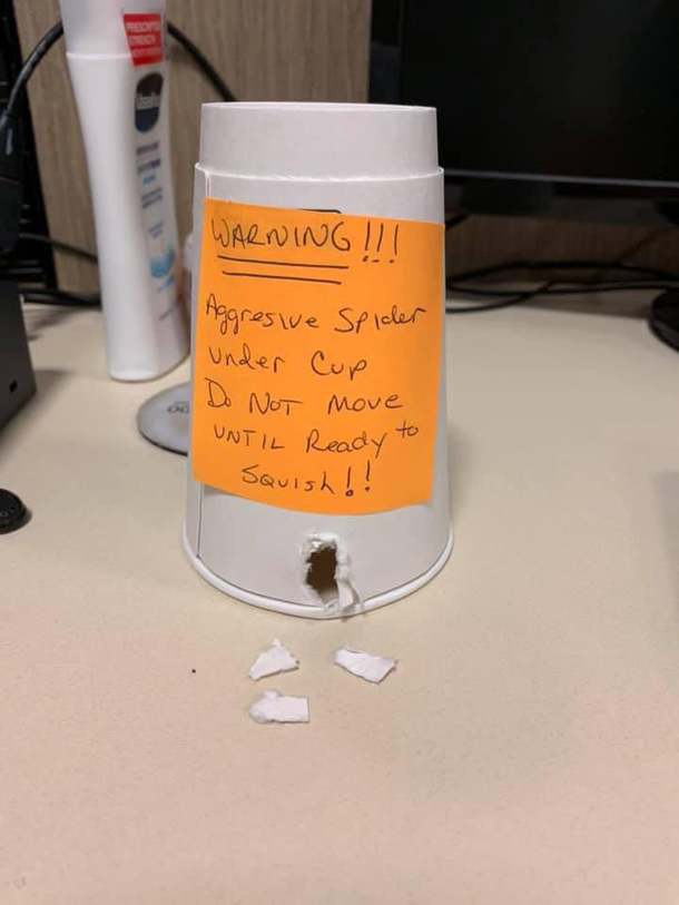 Friends husband played a prank on her