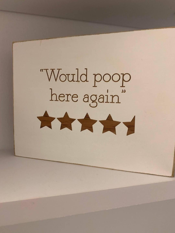 From a restaurants bathroom