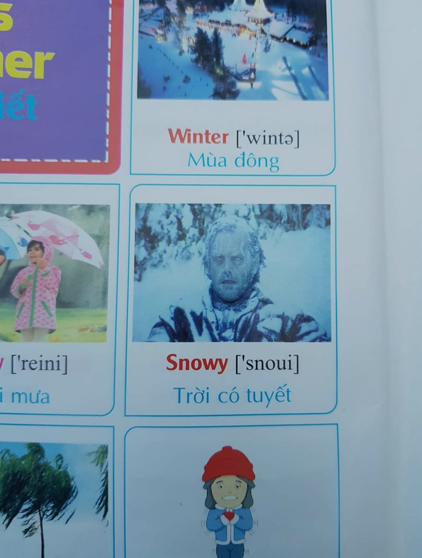 From an English book in Vietnam