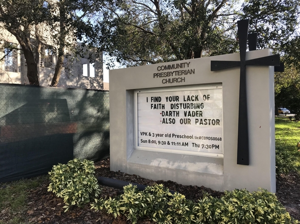 From Celebration  a church with a message for this annual time of year