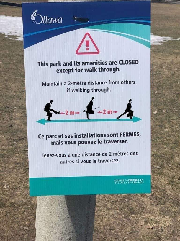 From the Ministry of Silly Walks in Ottawa Canada rOttawa