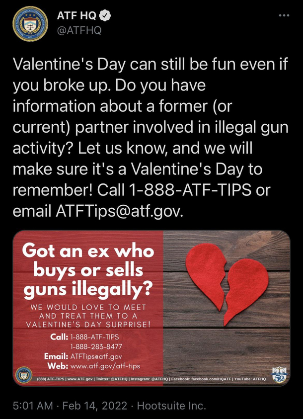 From the US official ATF Twitter account