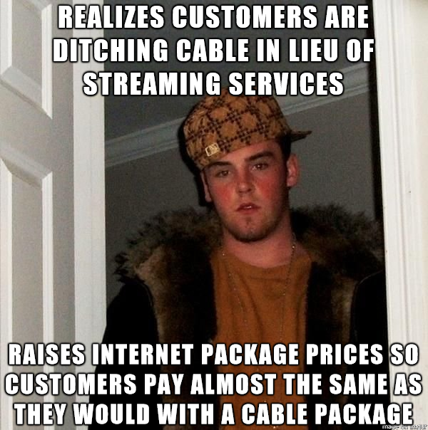 Fuck every cable providerISP that does this