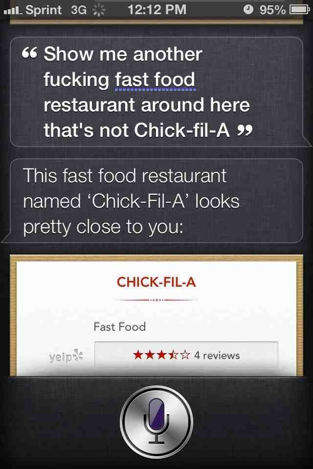 fuck you Siri