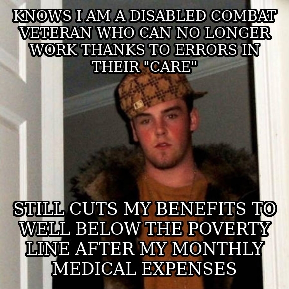 Fucking Scumbag Veterans Affairs 