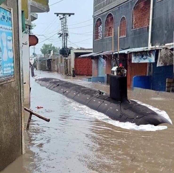 Fully making use of the flooded streets