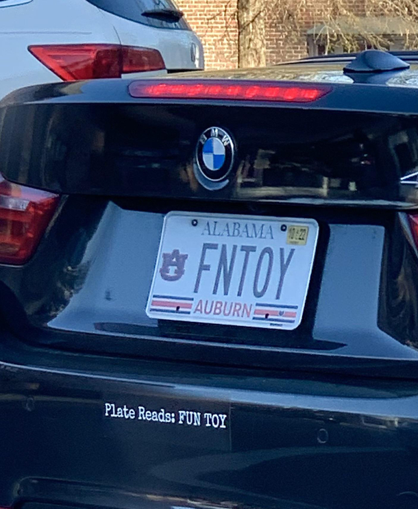Fun with license plates