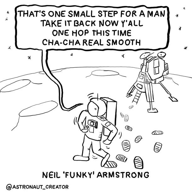 Funky moon landing