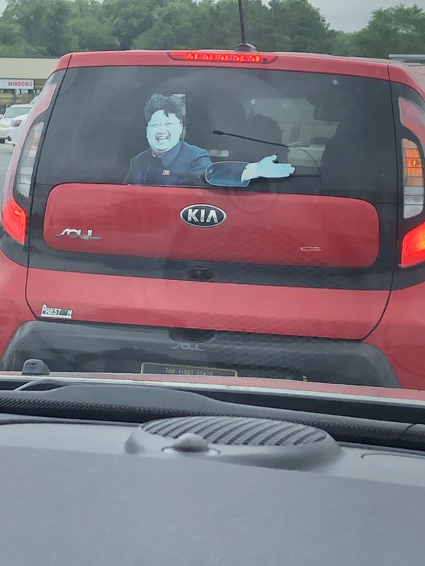 Funny because Kia is from South Korea