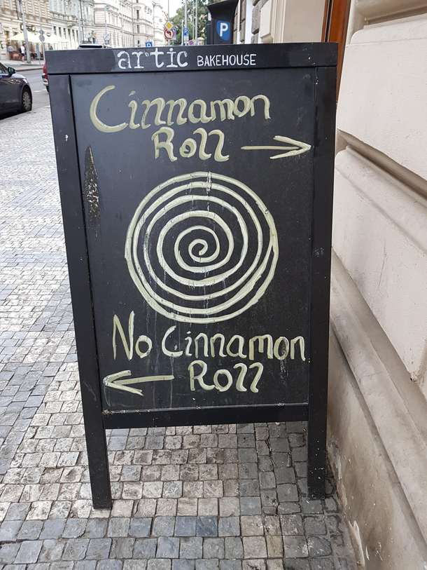 Funny caf sign I saw yesterday