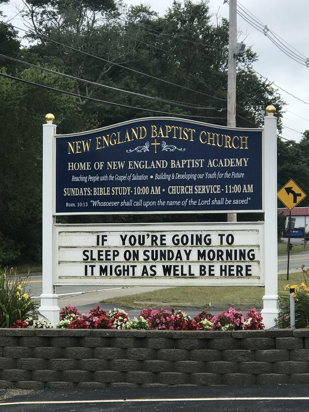 Funny Church Sign