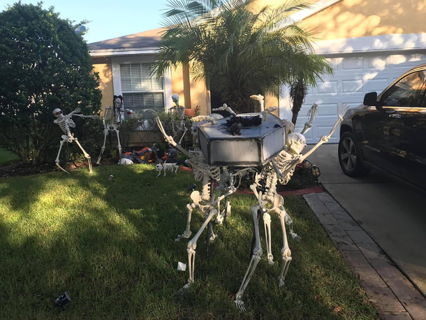 Funny Halloween decorations in Jacksonville Florida