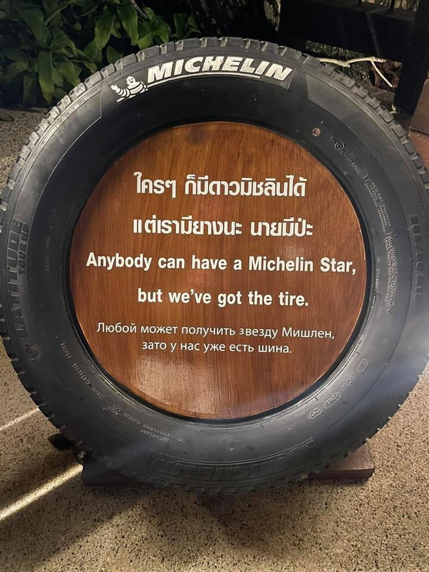 Funny restaurant sign found in Thailand