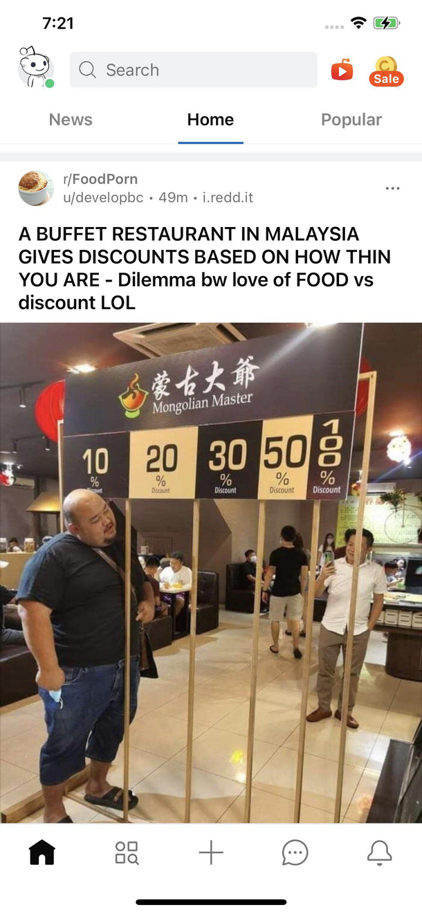 Funny way to do a discount