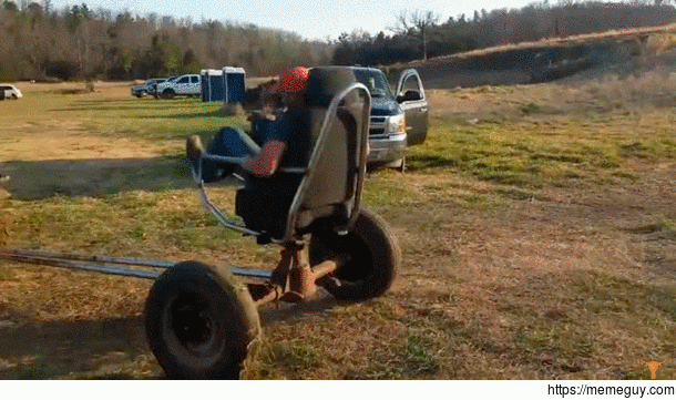 G-force testing for redneck space program