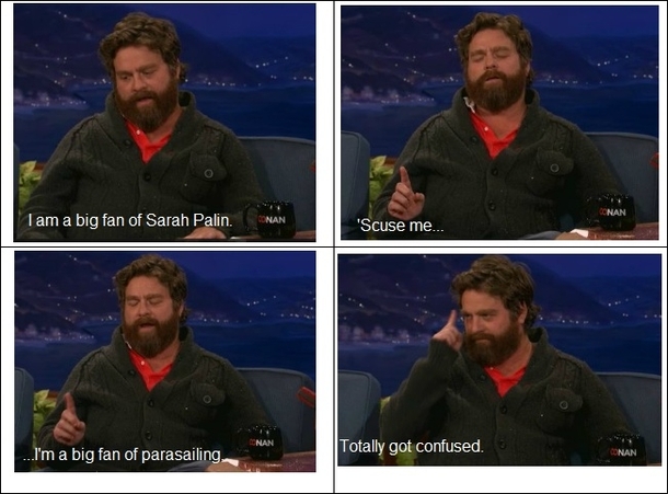 Galifianakis gets confused