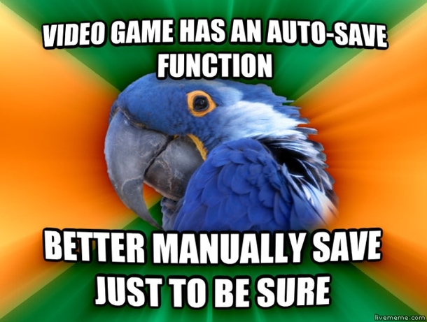 Gamer Paranoid Parrot