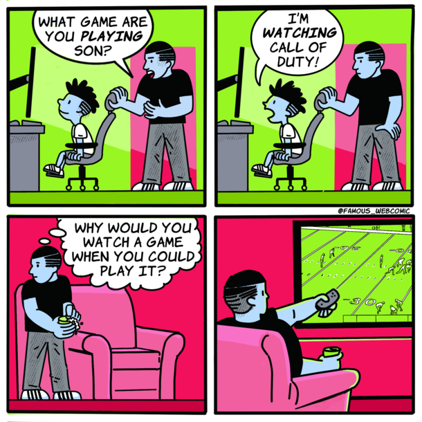 Gamming generation gap