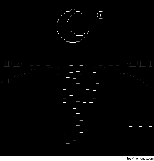Gentle ASCII canoeing 