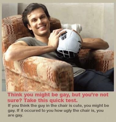 Georges Takeis gay test