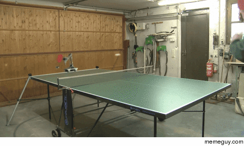 German engineered Table Tennis robot
