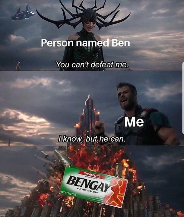 Get fucked Ben